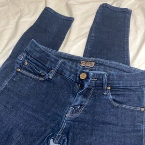 Hemmed (Petite Length) MOTHER Skinny Jeans